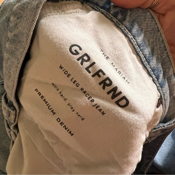 GRLFRND Mariah Wide Leg Racer Jean - Picture 7 of 13